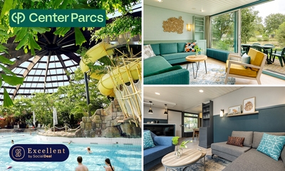 3, 4 of 7 overnachtingen voor 4 of 6 in Center Parcs