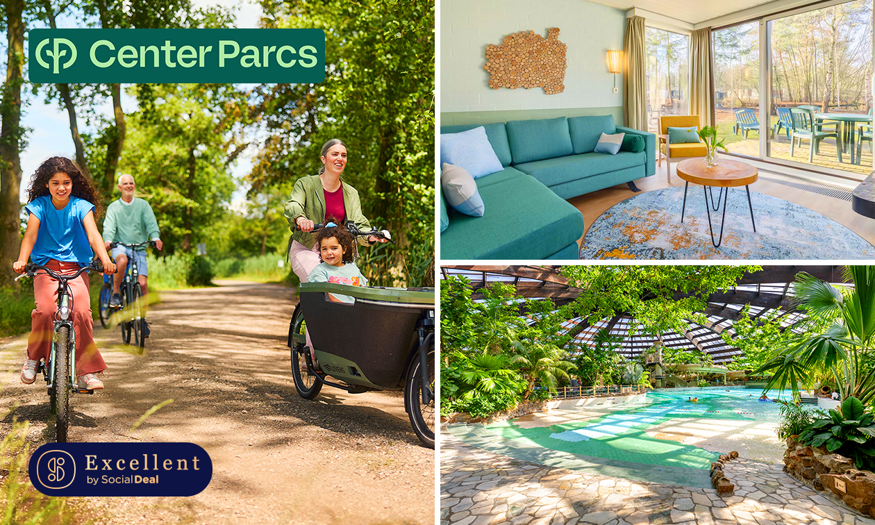 Overnachtingen voor 4 tot 8 personen bij Center Parcs De Kempervennen Overnachtingen voor 4 tot 8 personen bij Center Parcs De Kempervennen