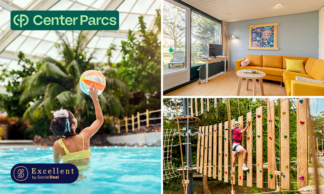 Midweek of weekend weg voor 4 personen bij Center Parcs De Kempervennen