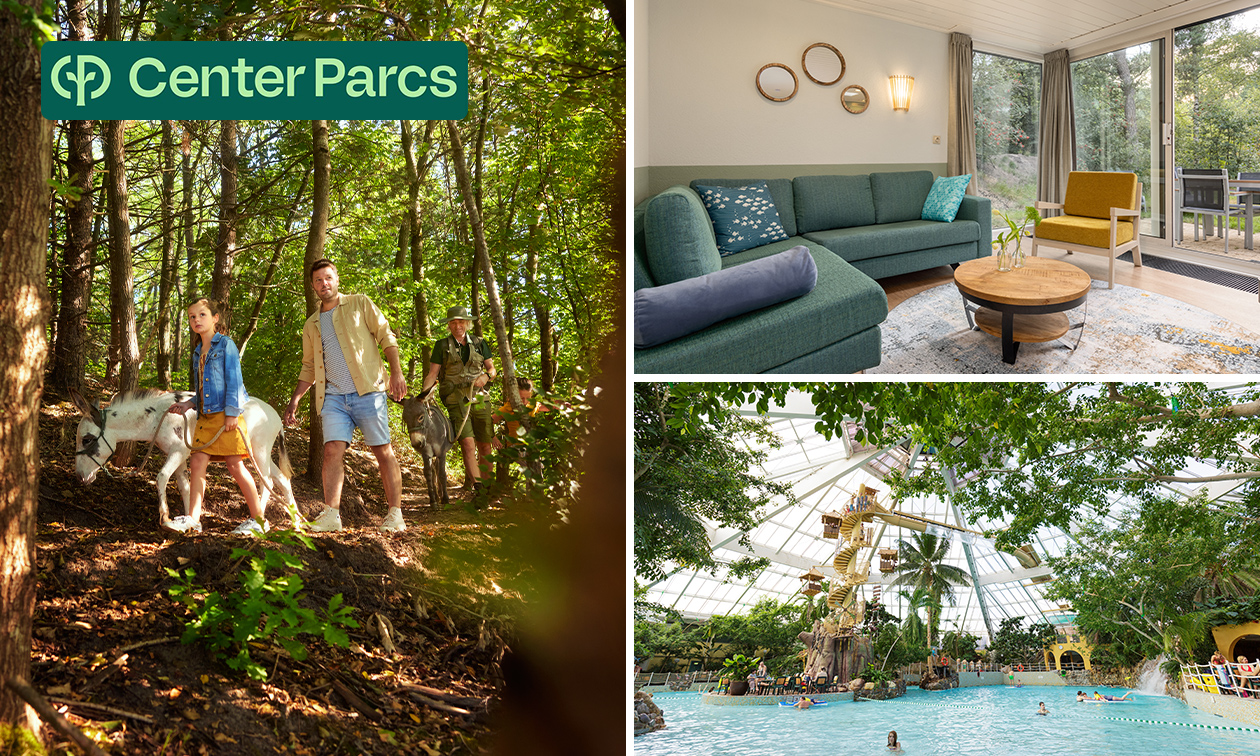 3, 4 oder 7 Übernachtungen für 4 oder 6 Personen im Center Parcs De Vossemeren