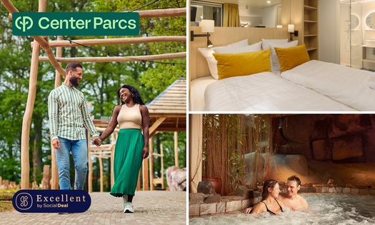 1 oder 2 Übernachtungen für 2 + Frühstück bei Center Parcs
