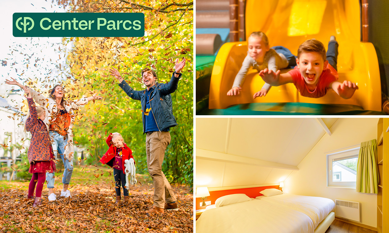 3, 4 of 7 overnachtingen voor 4 tot 8 personen in Center Parcs