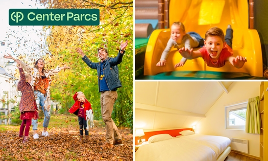 3, 4 of 7 overnachtingen voor 4 tot 8 personen in Center Parcs