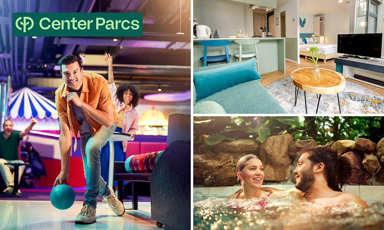 Week-end ou demi-semaine pour 2 au Center Parcs Mystery Park aux Pays-Bas