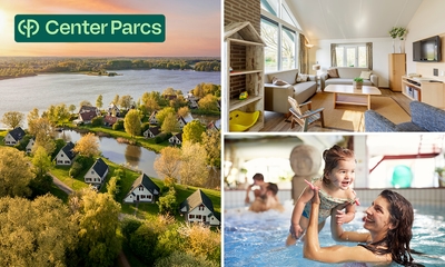 Weekend of midweek voor 2 tot 6 personen in Center Parcs Parc Sandur