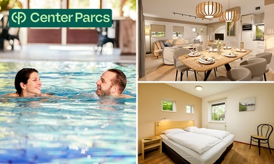 Weekend of midweek voor 4 of 6 personen bij Center Parcs Parc Sandur