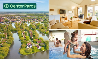 2, 3 of 4 overnachtingen voor 4 tot 6 personen bij Center Parcs Parc Sandur