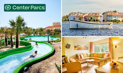 2, 3 of 4 overnachtingen voor 6 in Center Parcs