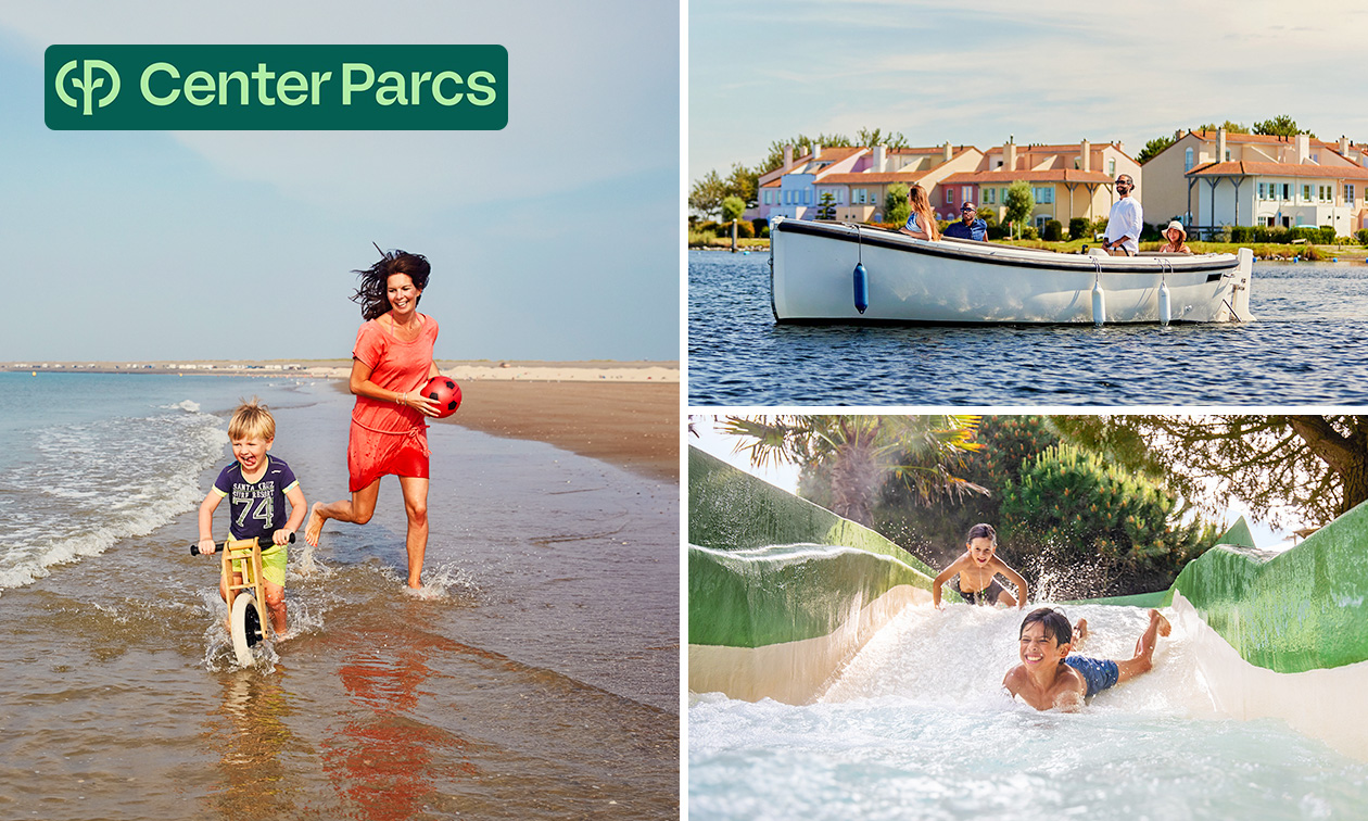 3, 4 of 7 overnachtingen voor 6 in Center Parcs