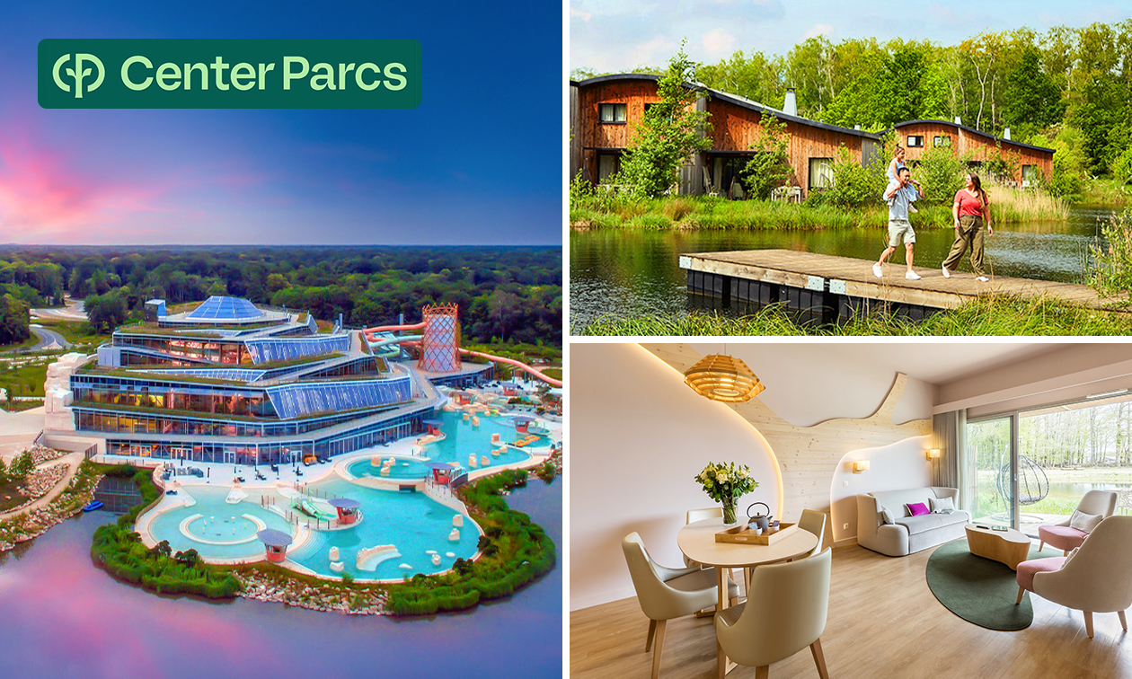 3, 4 of 7 overnachtingen voor 4 tot 6 personen in Center Parcs