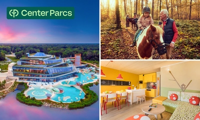 2, 3 of 4 overnachtingen voor 4 tot 6 personen in Center Parcs