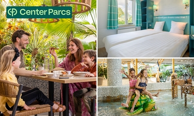 3, 4 of 7 overnachtingen voor 2 tot 4 personen in Center Parcs Zandvoort