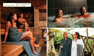 Dagentree sauna Centre du Lac + badjas en handdoekenset