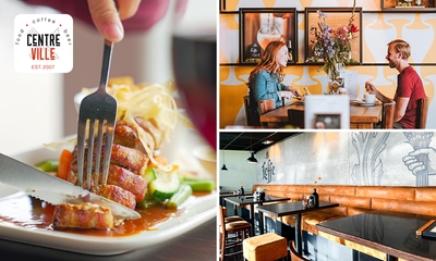 3-gangendiner of 2-gangenlunch bij Centre Ville