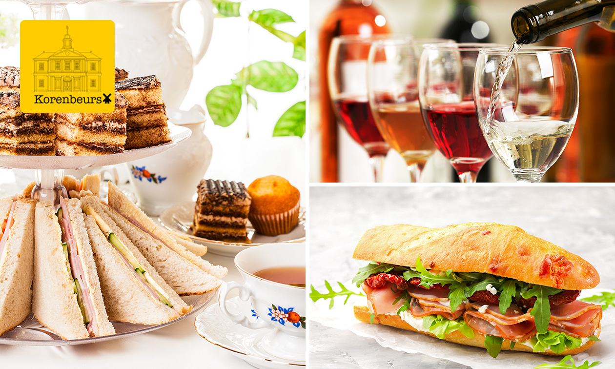 High tea, high beer of high wine (1,5 uur)