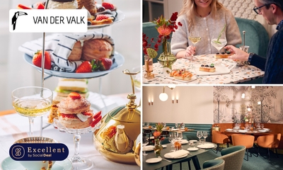 High tea + glas cava of aftnernoon tea + onbeperkt cava (2 uur) bij C'est Moi