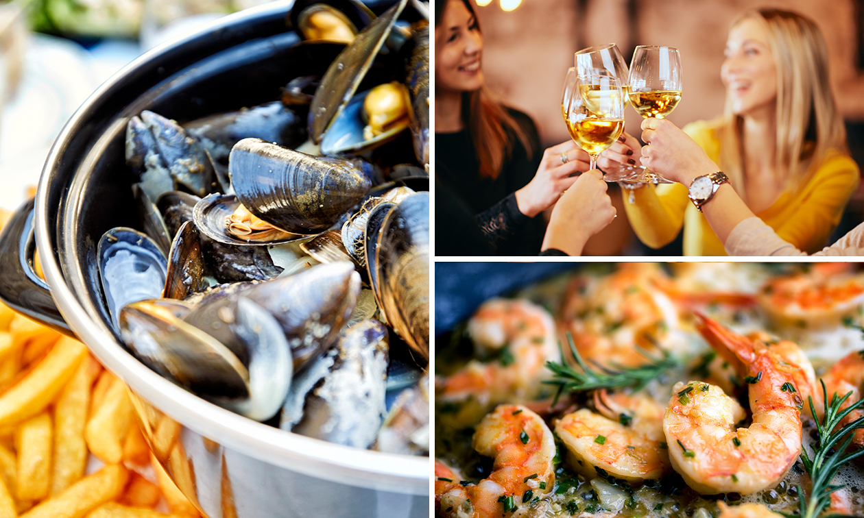 2-gangendiner à la carte bij Brasserie Chez Charles in Brussel