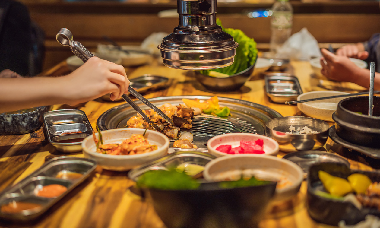 Menu coréen en 3 services Chez Kimchi