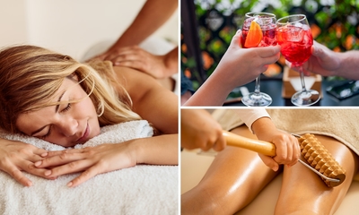 Massage (75 min) ou madérothérapie (75min) + cocktail à Bastogne