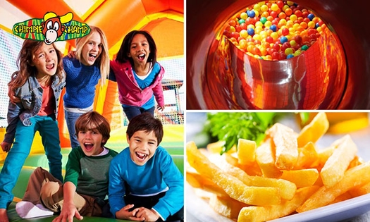 Entree + friet + drankje bij Chimpie Champ