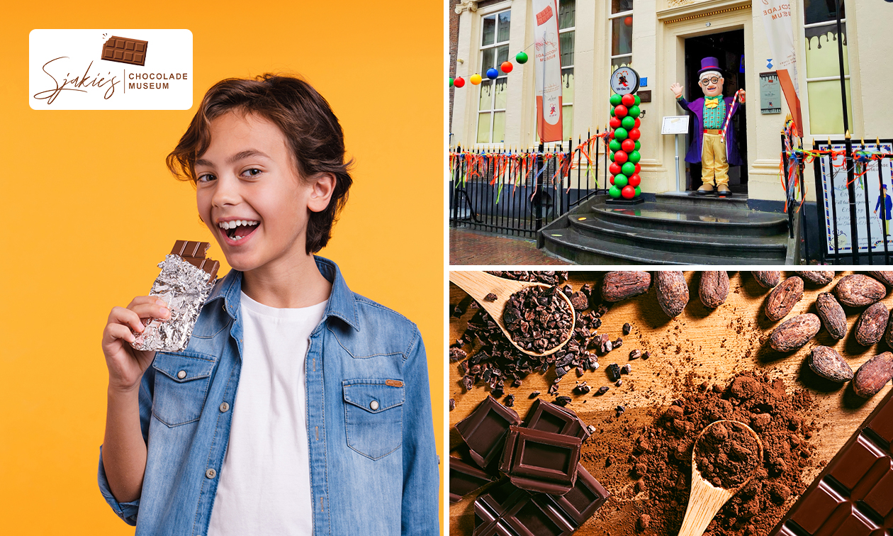 Entree museumbezoek voor Sjakie's Chocolade Museum