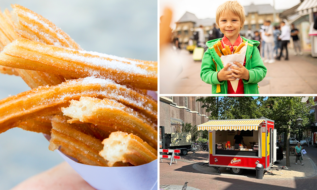 Afhalen: 2x portie churros + topping