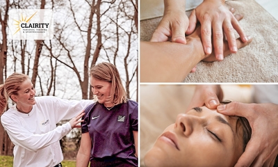 Reiki (30 min), massage naar keuze (45 of 60 min) of personal training (60 min)