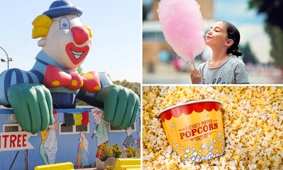 Entree speeltuin + suikerspin of popcorn