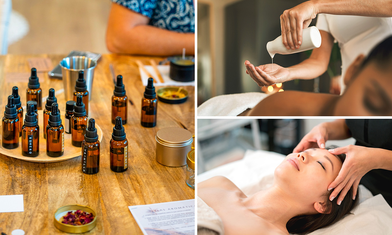 Workshop essentiële oliën, Access Bars-behandeling of AromaTouch-massage
