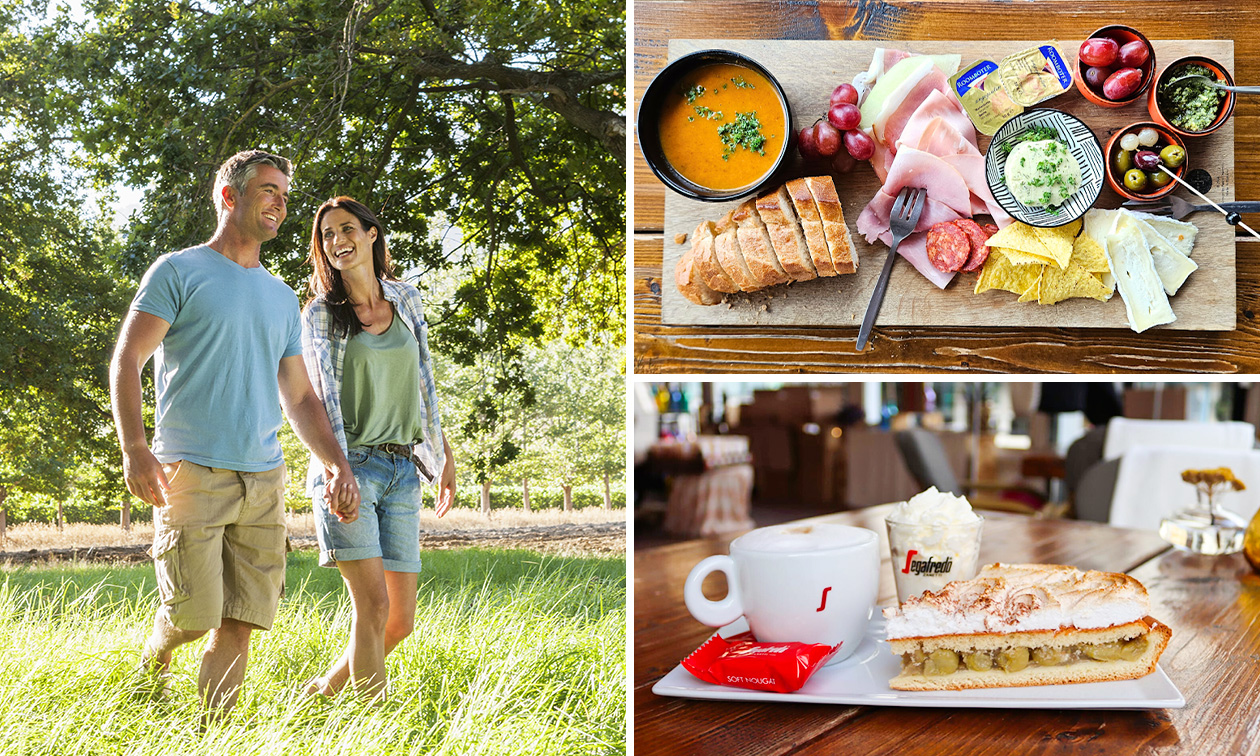Wandelarrangement incl. warme drank + gebak + lunchplank of -gerecht
