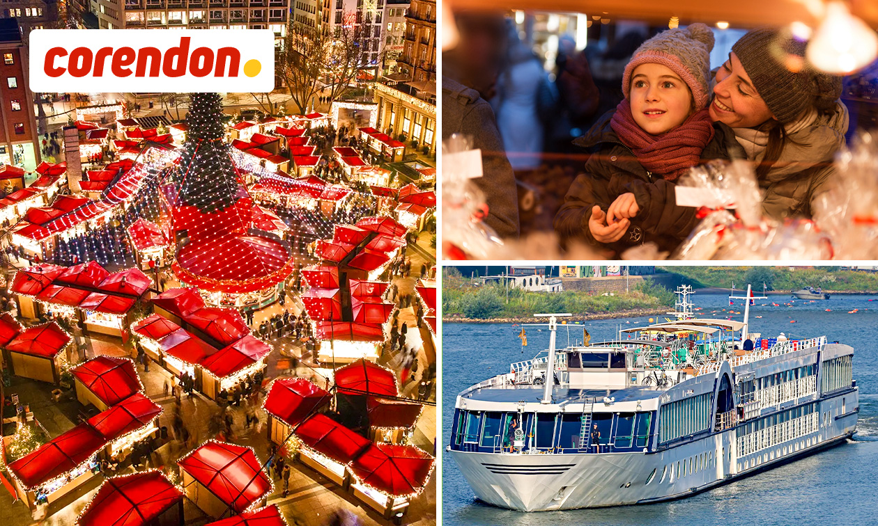 4-daagse riviercruise langs de Duitse kerstmarkten + ontbijt, lunch en diner