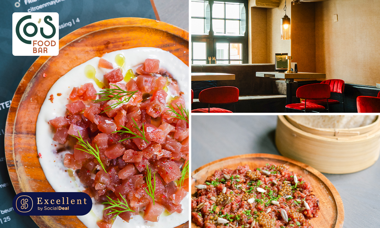 2-gangen keuzelunch bij Co's Foodbar in de Korte Put