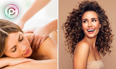 Schulter-, Nacken- und Rückenmassage (30 Min.), Wimpernlifting oder Hair Mesotherapie