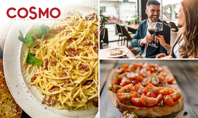 Italiaans 3-gangendiner of -lunch à la carte bij Cosmo Cucina Italiana
