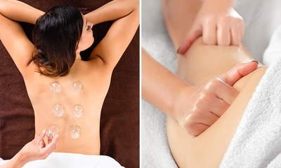 Cuppingmassage naar keuze of bindweefselmassage (45 min)