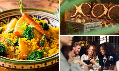 Menu oriental en 2 ou 3 services à la carte au Couscous Gourmand