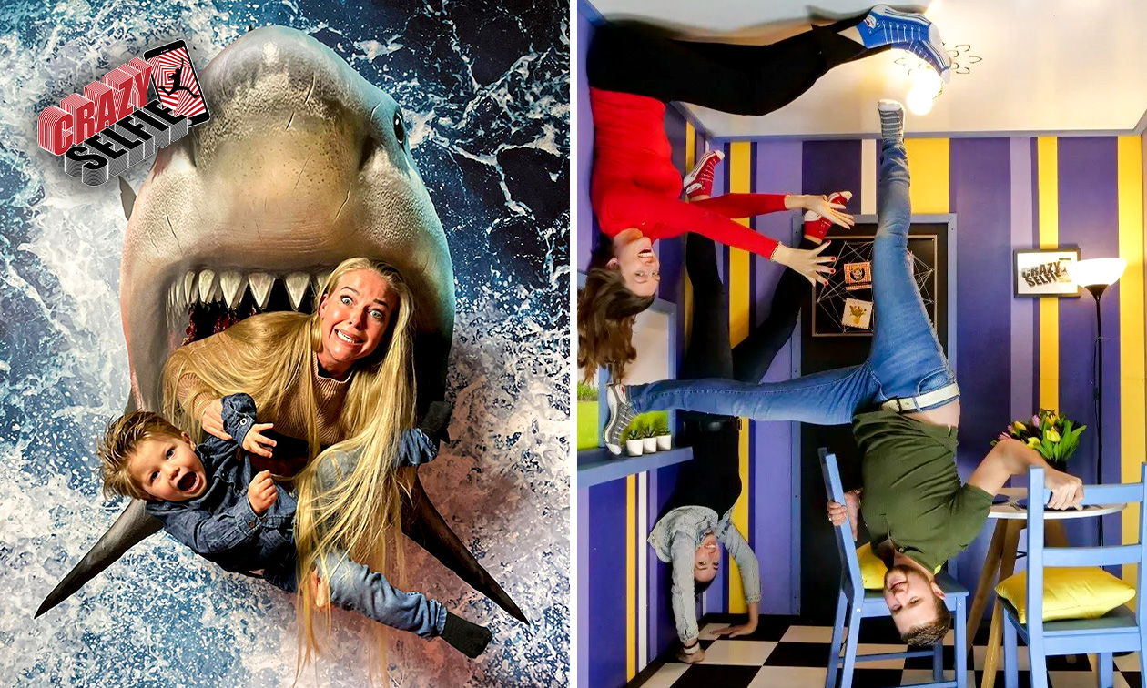 Entree voor Crazy Selfie (1,5 uur) + evt. bittergarnituur of shake met fotoprint