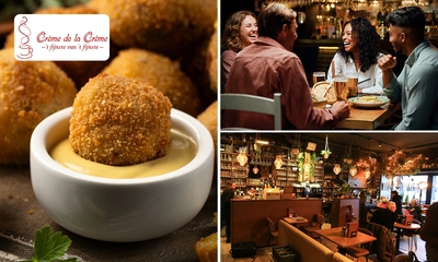 Borrelplank deluxe voor 2 personen bij Crème de la Crème