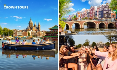 Bootcruise door Amsterdam (1 uur) + evt. cocktails