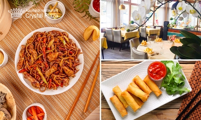 Chinees 3-gangen keuzediner bij Crystal Plaza