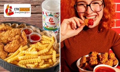 Kip bucket naar keuze (16 of 32 stuks) + friet + frisdrank voor afhaal of dine-in