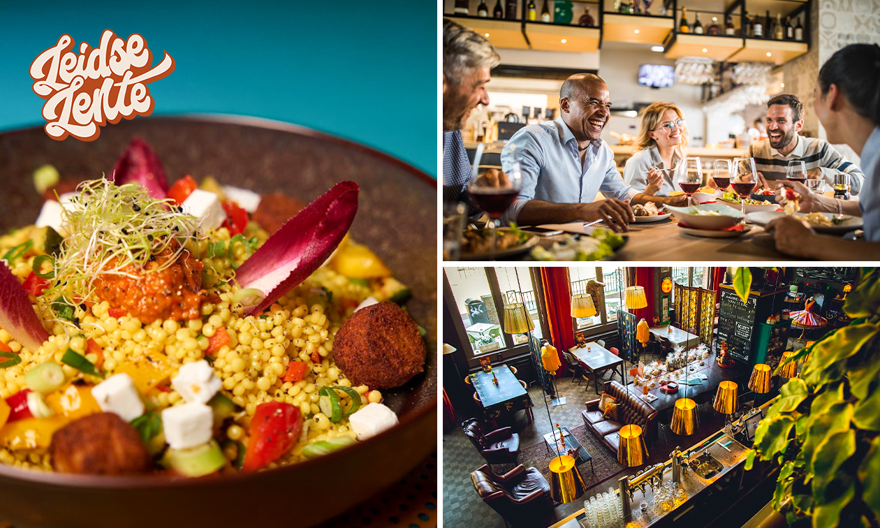 2-gangen shared lunch bij Culture Cafe Leidse Lente