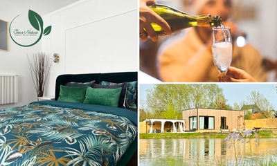 Overnachting voor 2 + fles bubbels + wellness in Sambreville