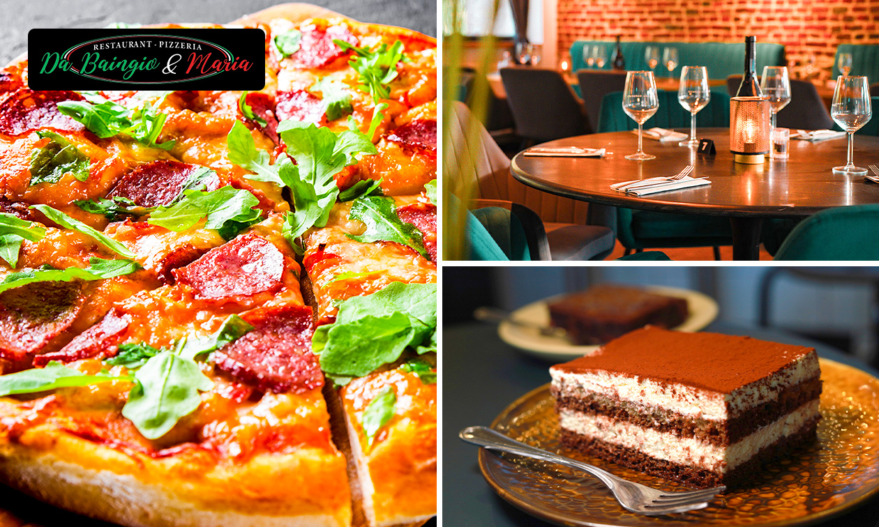 2- of 3-gangen keuzelunch of -diner bij Da Baingio & Maria