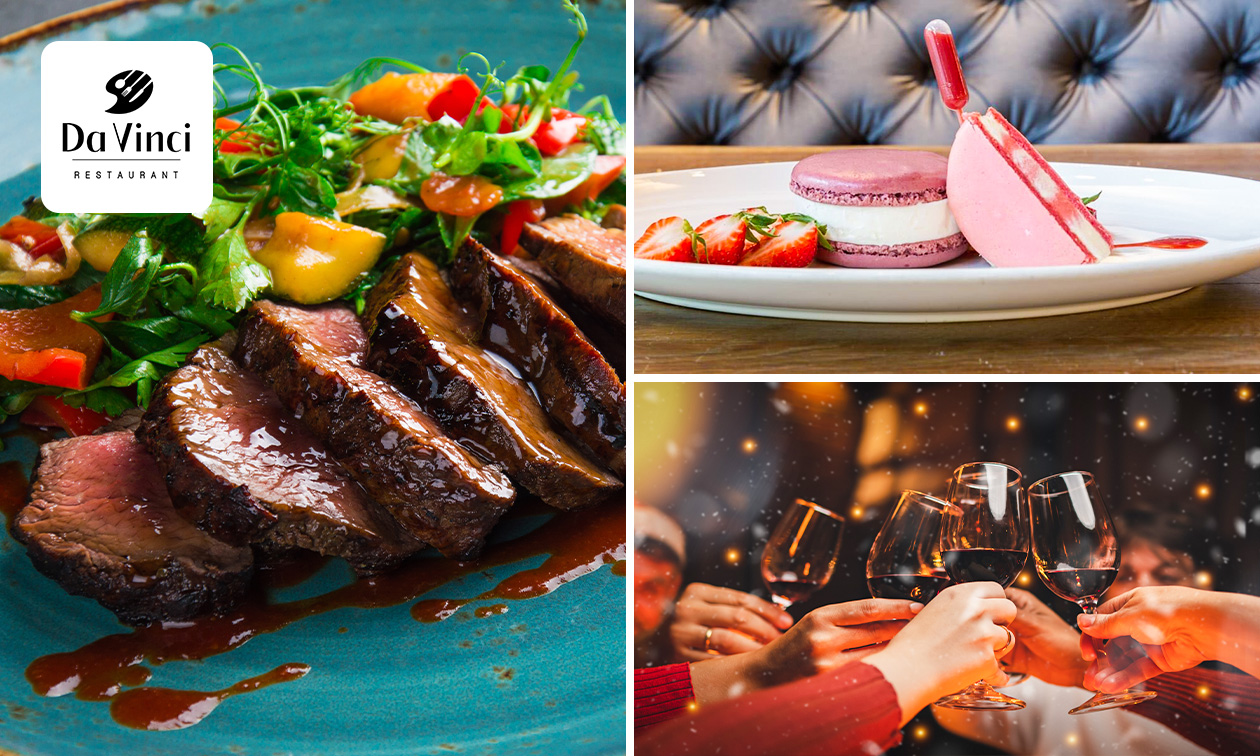 3-gangen kerstdiner bij Da Vinci