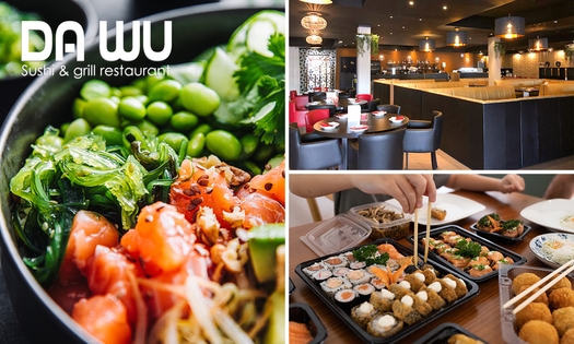 Afhalen: sushibox of pokébowl naar keuze bij Da Wu Sushi & Grill