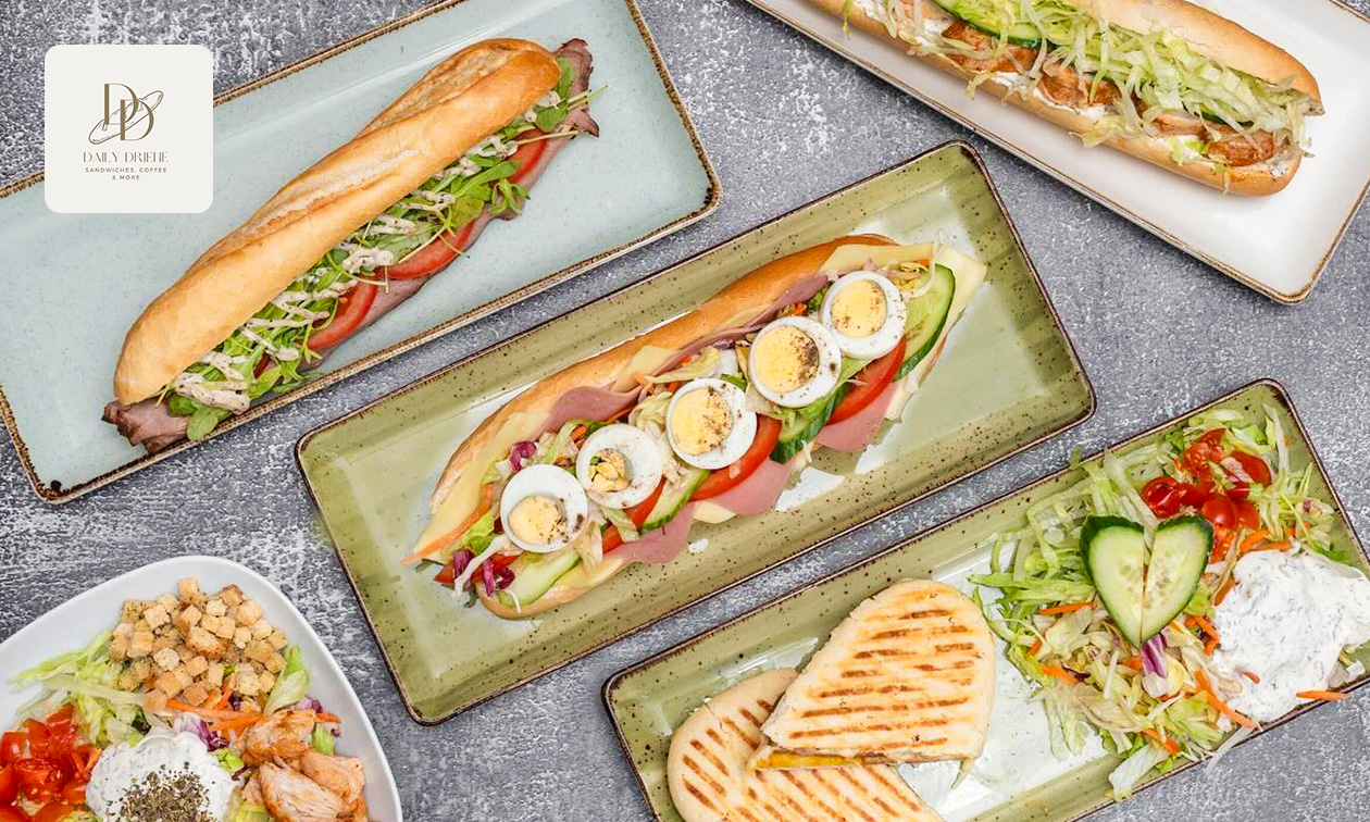 Broodje en drankje voor afhaal