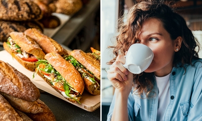 Belegtes Baguette + Heißgetränk nach Wahl in Mönchengladbach
