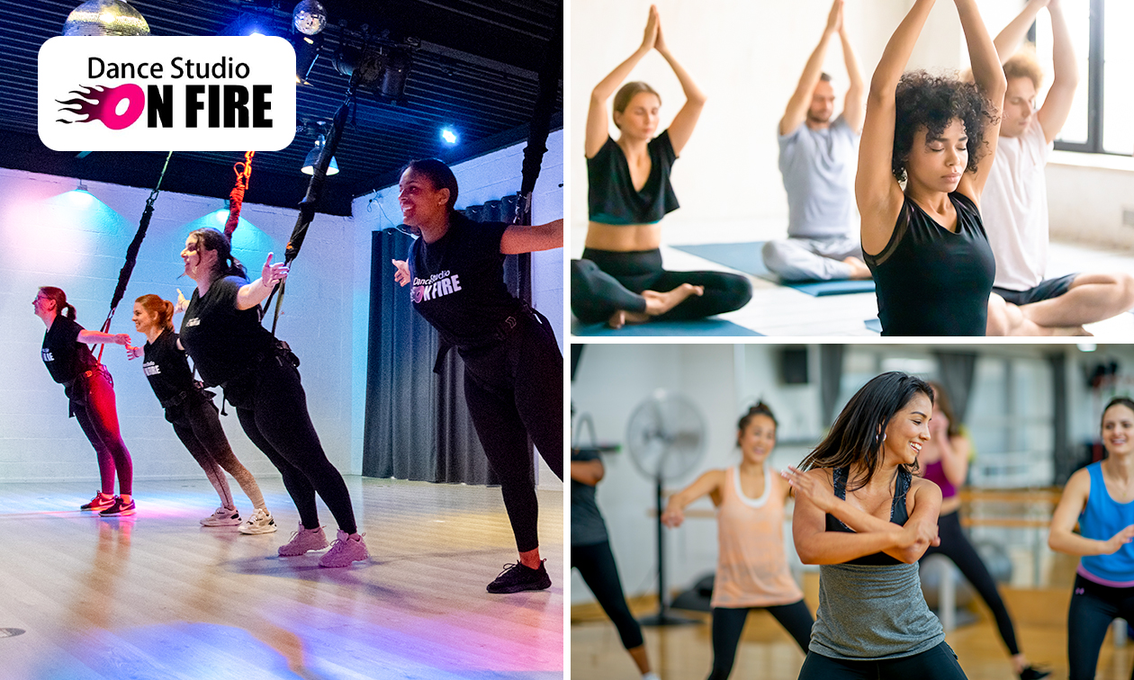 Workshop Bungee Super Fly of 1 of 2 maanden onbeperkt yoga of zumba