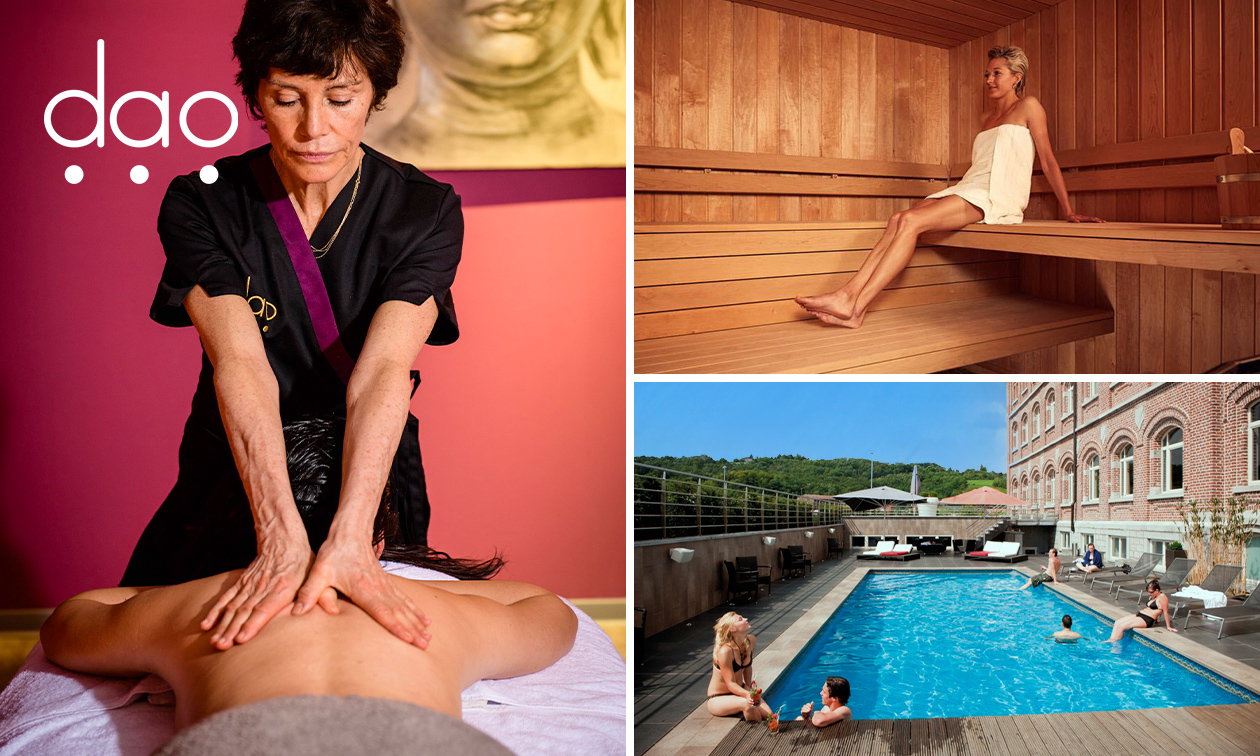 Massage + accès au wellness + bouteille de cava